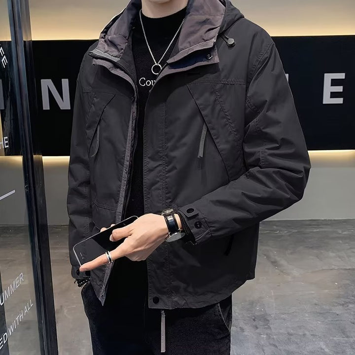 Herren Modische Outdoor-Jacke mit praktischen Taschen Drune