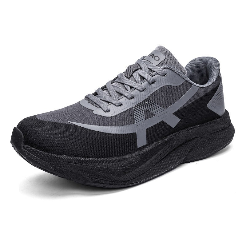 Herren Dämpfender Running-Sneaker mit hoher Sprengung und atmungsaktivem Strickoberteil Drune