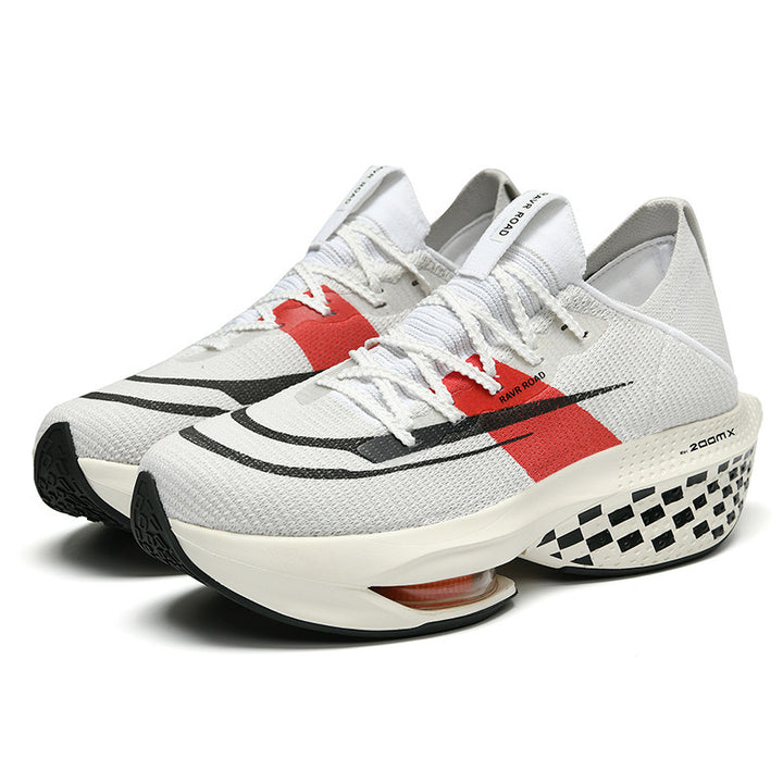 Unisex reaktive Dämpfungs-Laufschuhe mit gestricktem Sockeneinstieg und sichtbarer Luftkapsel Drune
