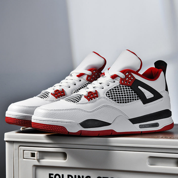 Herren retro-urbaner High-Top Sneaker mit Netzpaneel, verstärkter Fersenkappe und dämpfender Air-Unit Drune