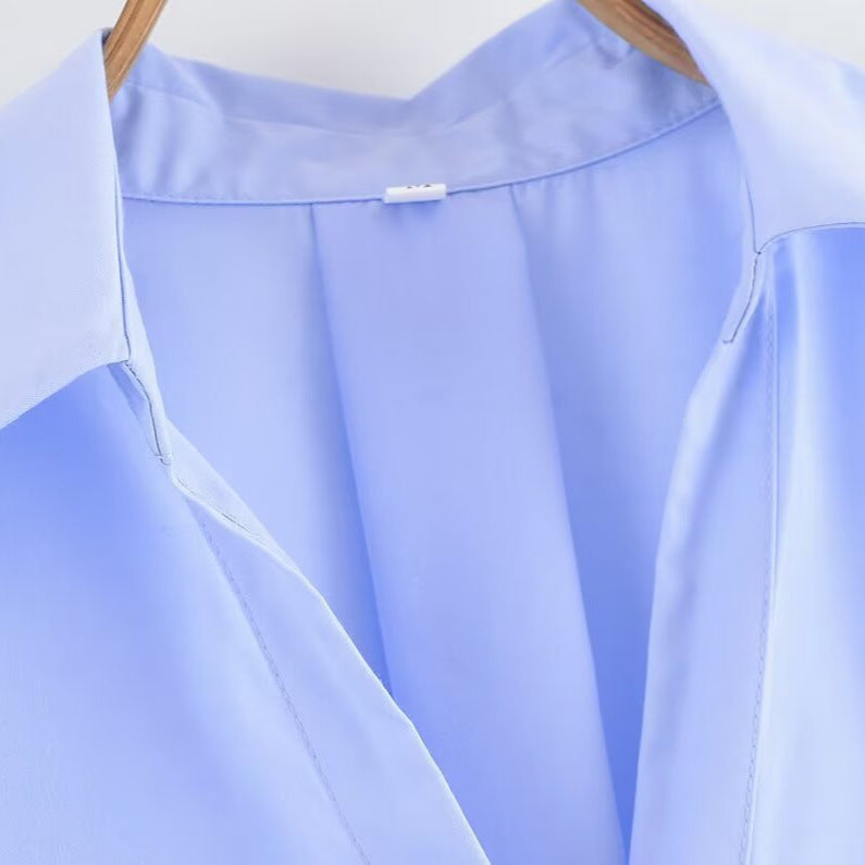 Damen Bluse mit weitem Schnitt und eleganten Ärmeln Drune