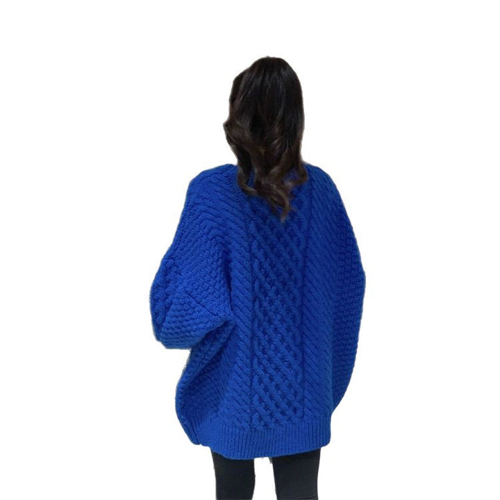 Damen Grobstrickpullover mit einzigartiger Struktur Drune