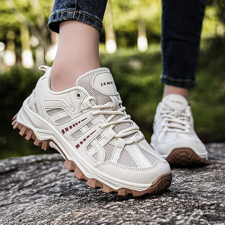 Damen Sportliche Trail Running Schuhe mit atmungsaktivem Mesh-Obermaterial und rutschfester Sohle Drune
