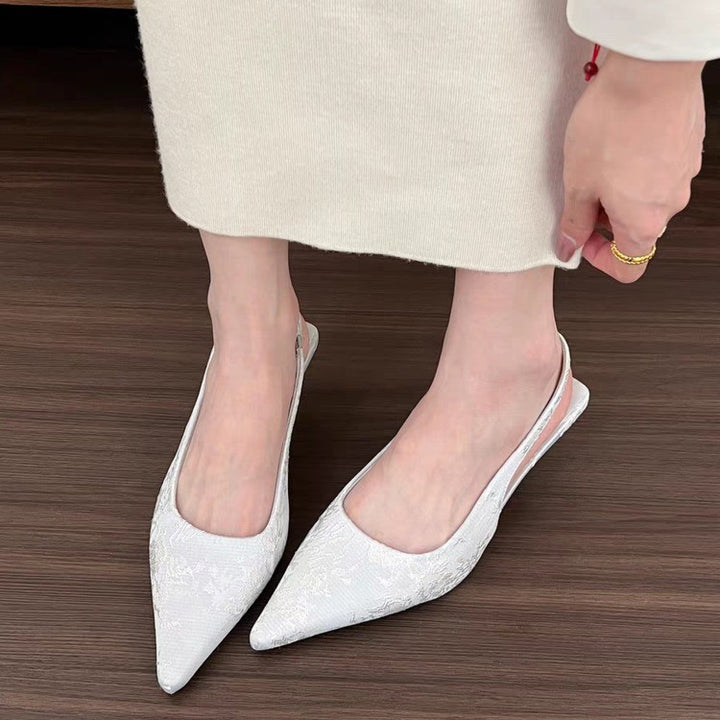 Damen Spitzer-Pumps mit Eleganter Ausschnitt-Design Drune