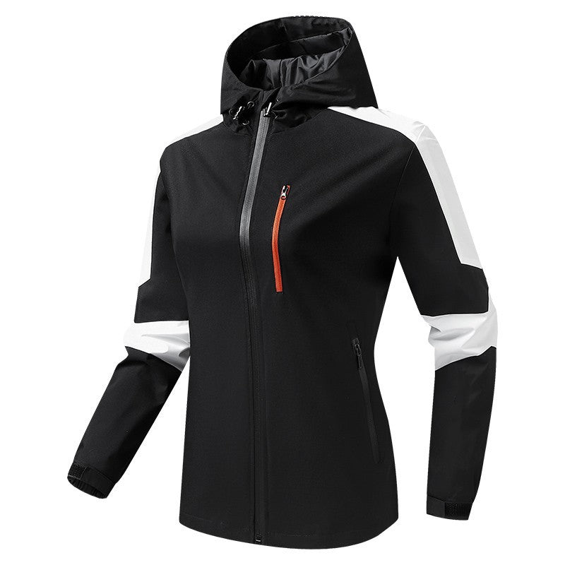 Herren Atmungsaktive Softshell-Trekkingjacke mit Kapuze und wasserdichter Membran Drune