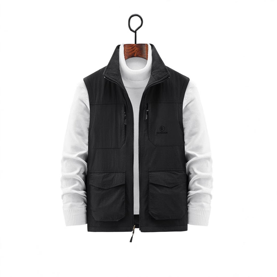 Herren Robuste Funktionsweste mit vielen Taschen Drune