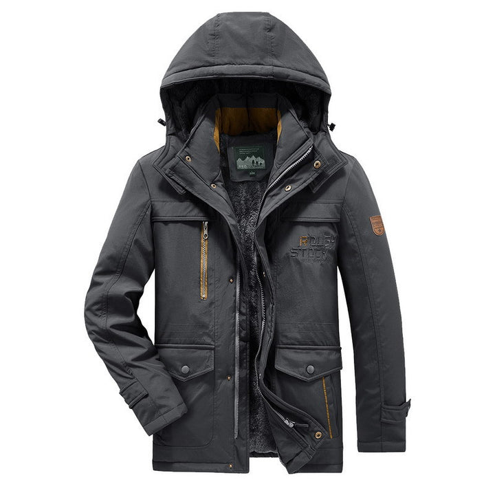 Herren Multifunktionale Outdoor-Jacke mit Fleece-Futter Drune