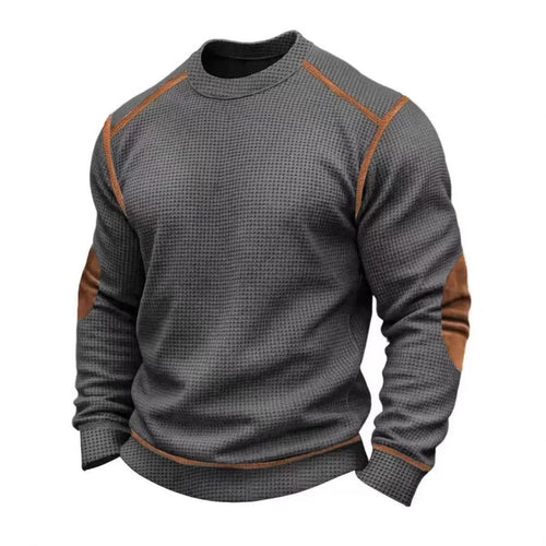 Herren Modischer Langarmpullover mit strukturiertem Design Drune