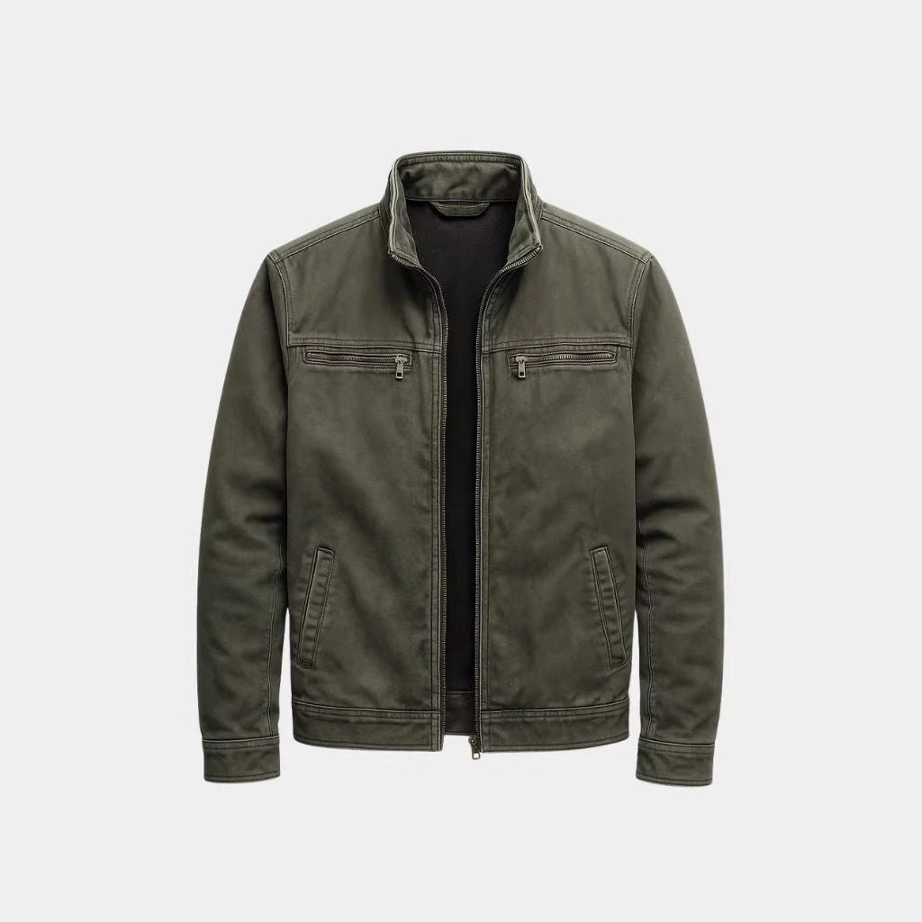 Herren Modische Übergangsjacke mit praktischen Taschen