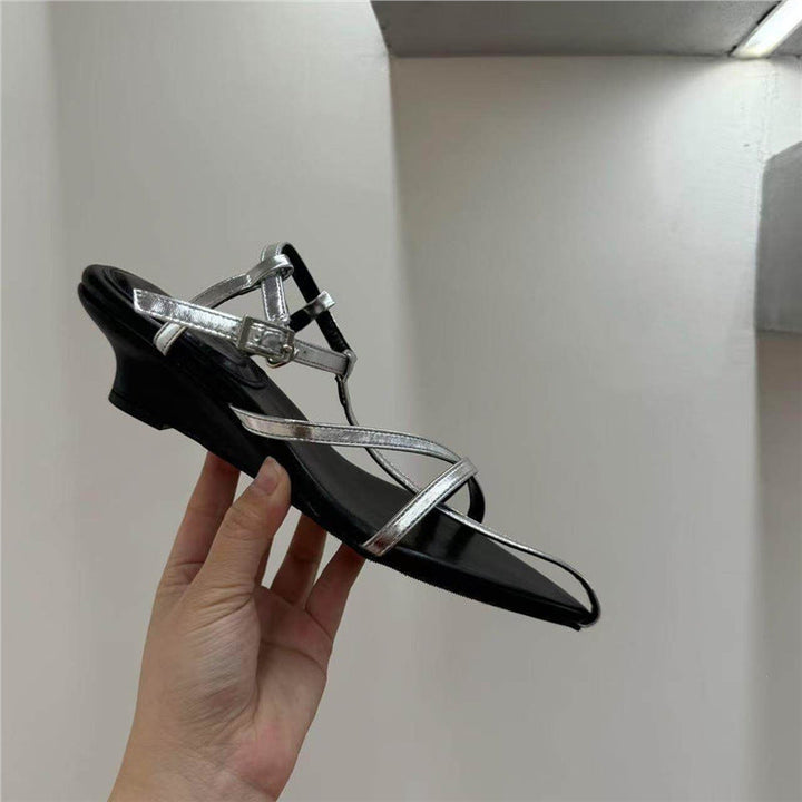 Damen spitze Slingback Sandalen mit elegantem Riemendesign Drune