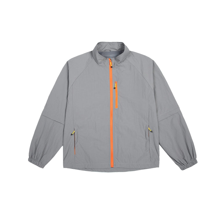 Herren leichte Ripstop-Überzugsjacke mit Stehkragen, Brusttasche und elastischen Bündchen Drune