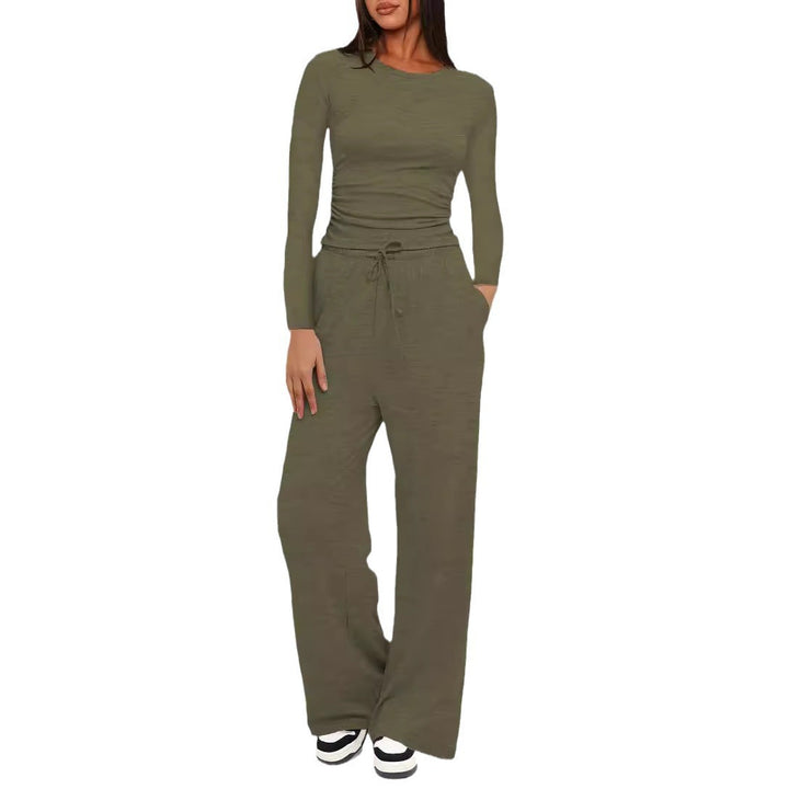 Damen entspanntes Lounge-Set mit langem Arm Drune