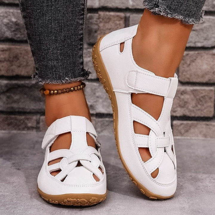 Damen Komfortable Freizeitschuhe mit verstellbarem Riemen Drune