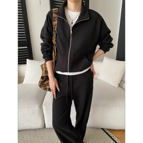 Damen hochwertige Sportanzugjacke und Jogginghose Drune