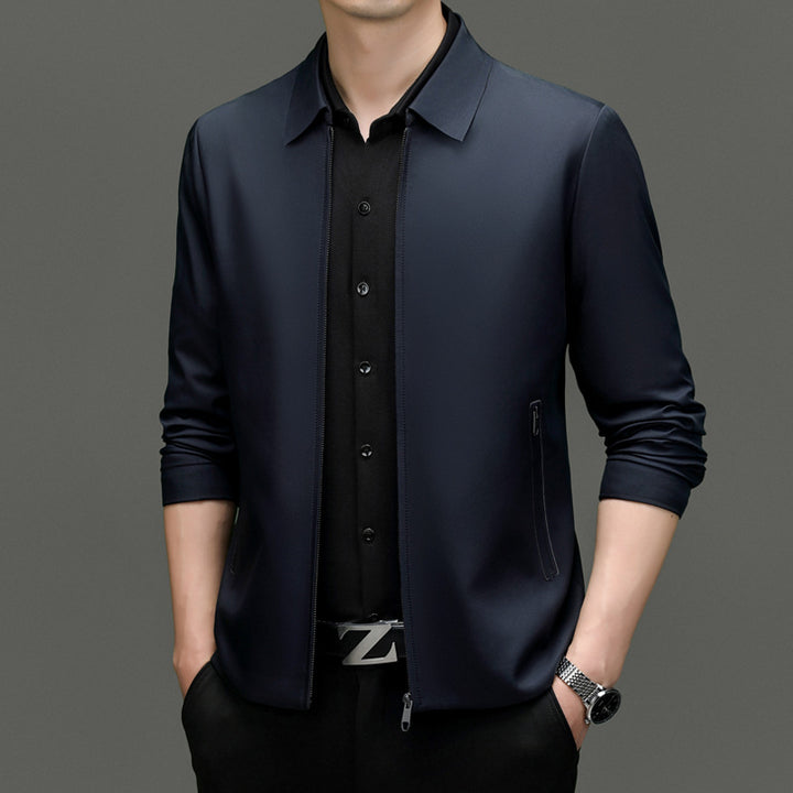 Herren modische Jacke mit innovativem Reißverschluss und elastischen Details Drune