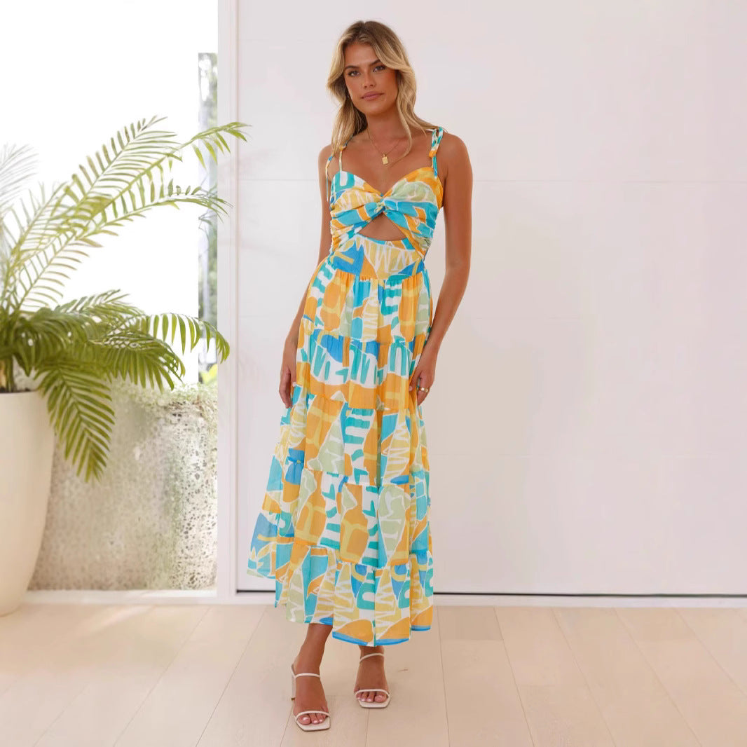 Damen Maxikleid Drune