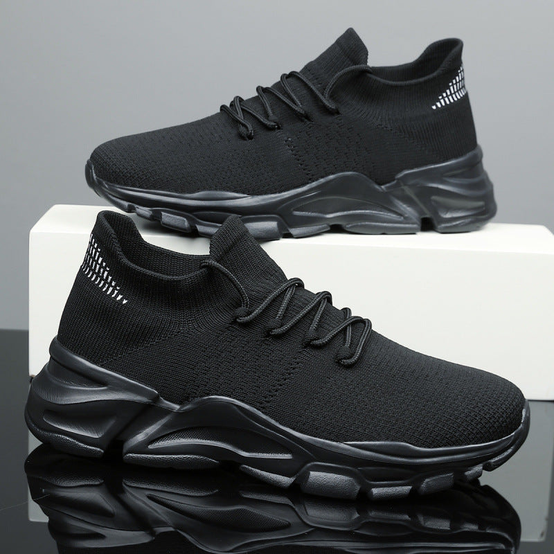 Unisex Strick-Sockensneaker mit atmungsaktiver Maschenoberfläche und markanter Plateau-Laufsohle Drune