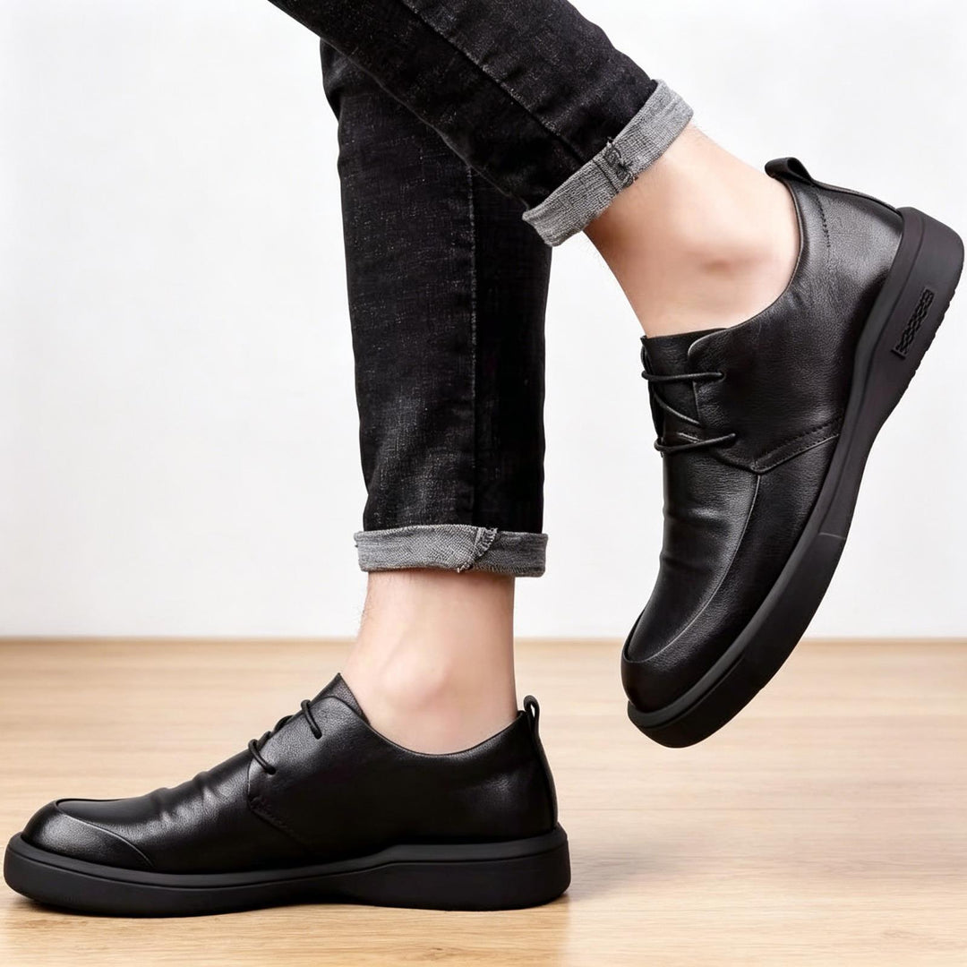 Herren Elegante Leder Sneakers Drune