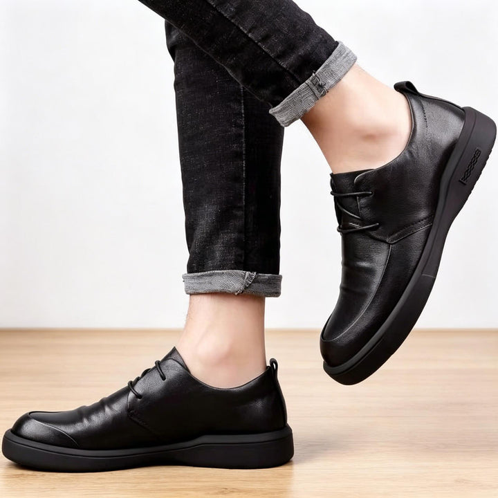 Herren Elegante Leder Sneakers Drune