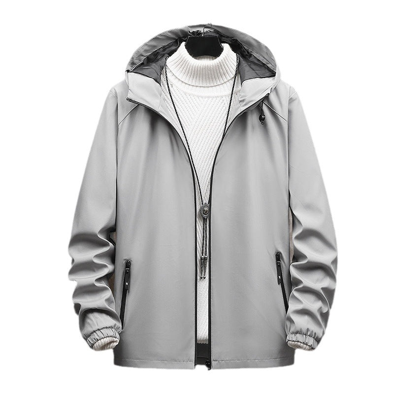 Herren Leichte Sportjacke mit Kapuze Drune