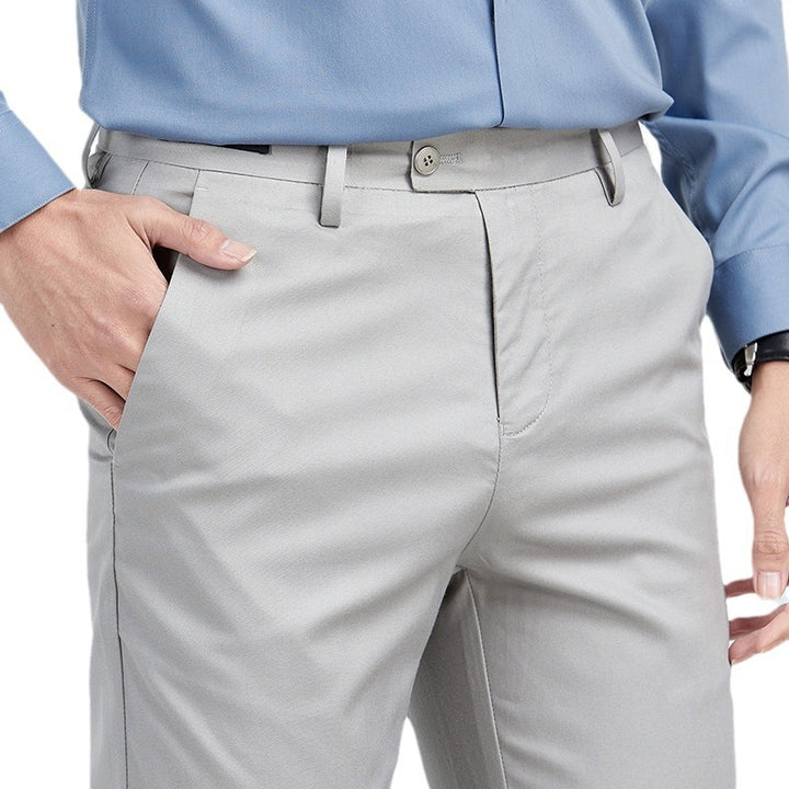 Herren Chinohose mit bequemer Passform und elastischem Bund Drune