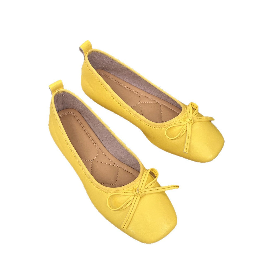 Damen Ballerinas mit süßem Schleifen-Design und komfortabler Sohle Drune