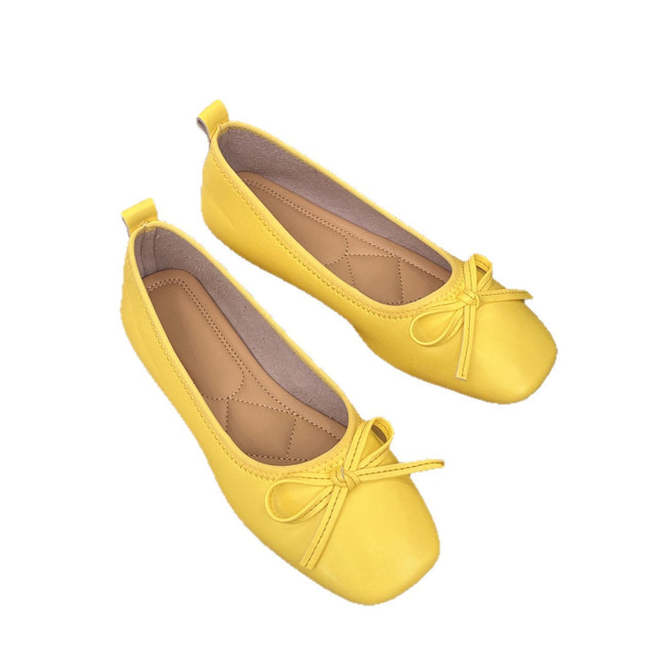 Damen Ballerinas mit süßem Schleifen-Design und komfortabler Sohle Drune