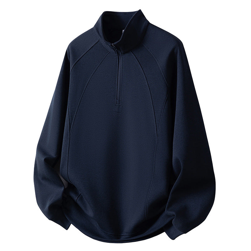 Herren Sport Fleece Pullover mit Reißverschluss Drune