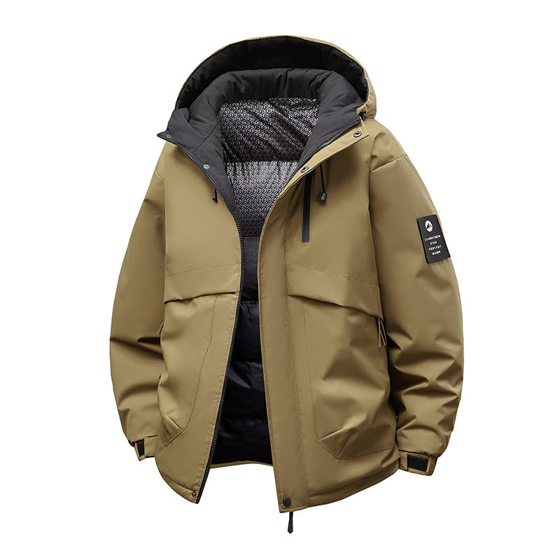 Herren Funktionsjacke mit abnehmbarer Kapuze