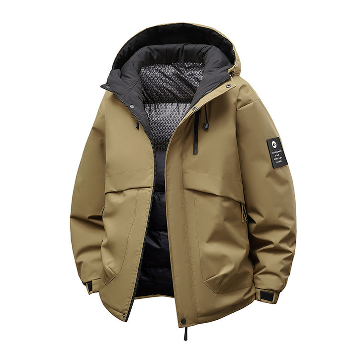 Herren Funktionsjacke mit abnehmbarer Kapuze