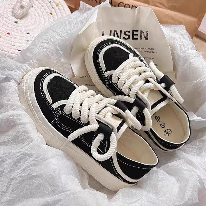 Damen Sportliche Sneakers im minimalistischen Design mit komfortabler Gummisohle Drune