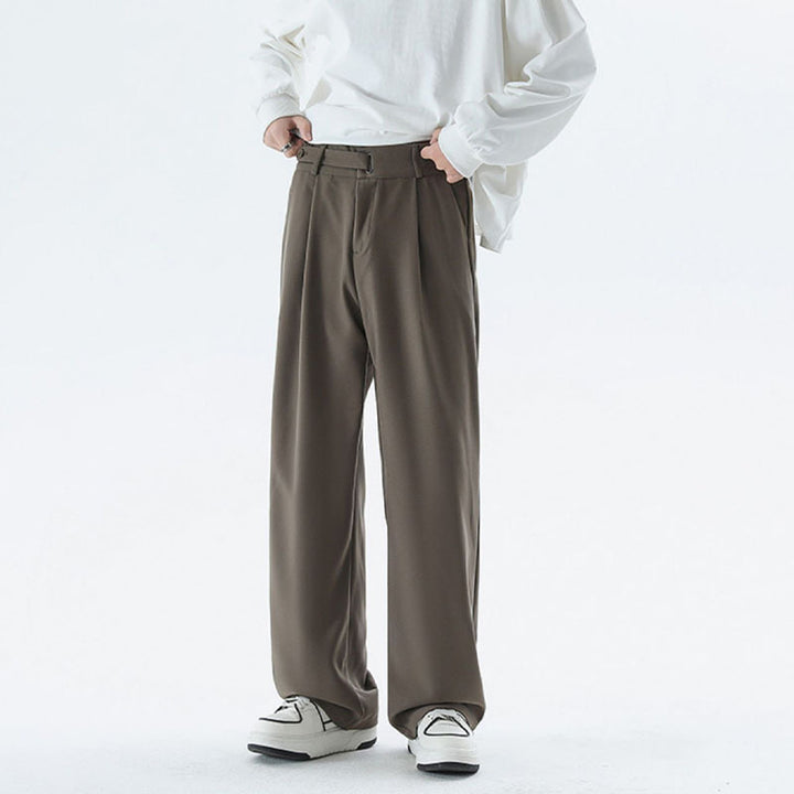 Herren Elegante und lässige High-Waist Hose Drune