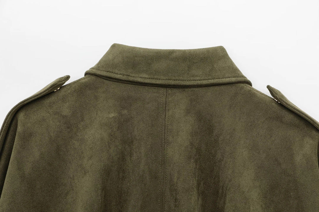 Drune | Übergrößen Wildlederjacke
