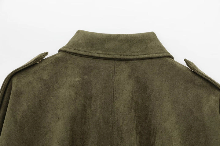 Drune | Übergrößen Wildlederjacke