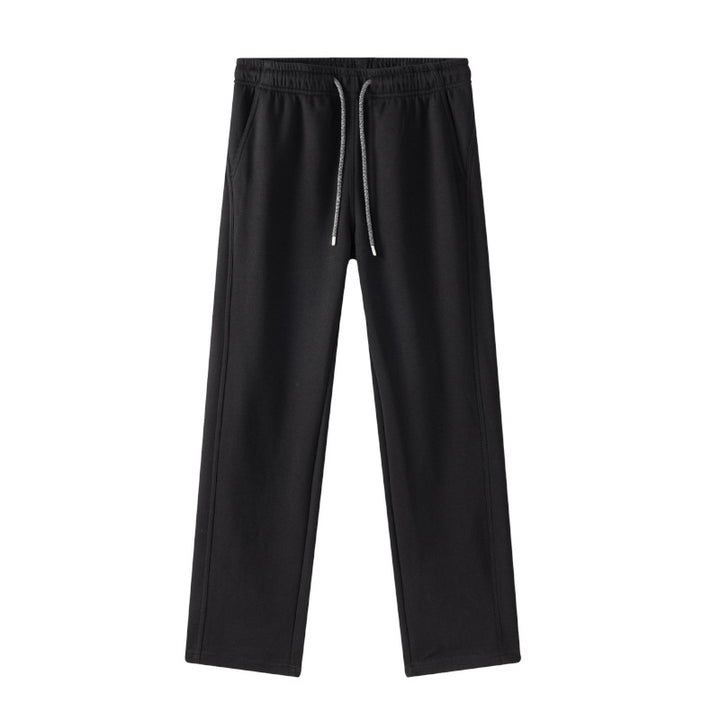 Herren Lounge-Jogginghose mit weitem Bein und Kordelzug Drune
