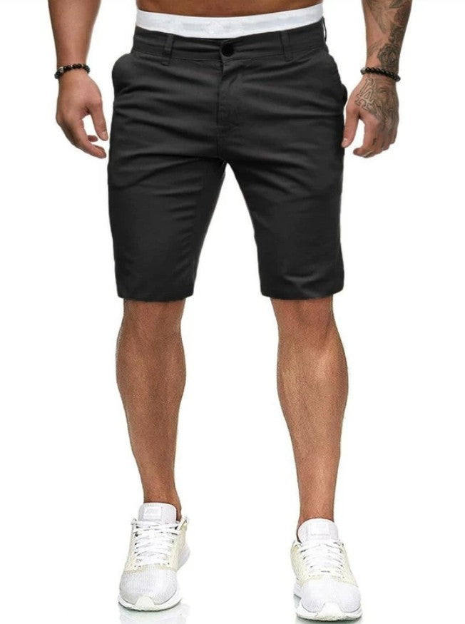 Herren Chino Stil Freizeit Shorts Drune