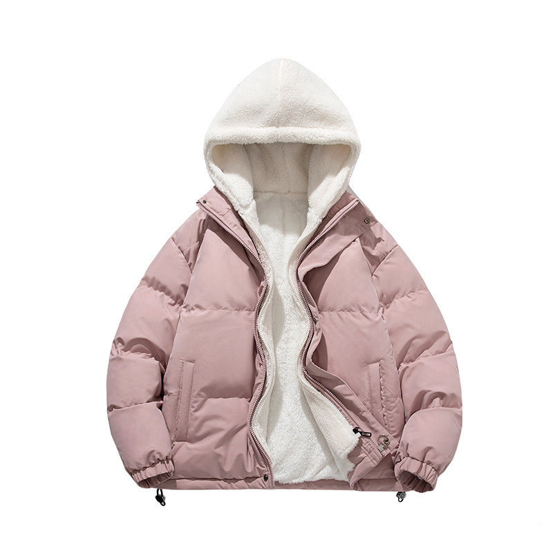 Damen Wattierte Kapuzenjacke mit weichem Fleecefutter Drune