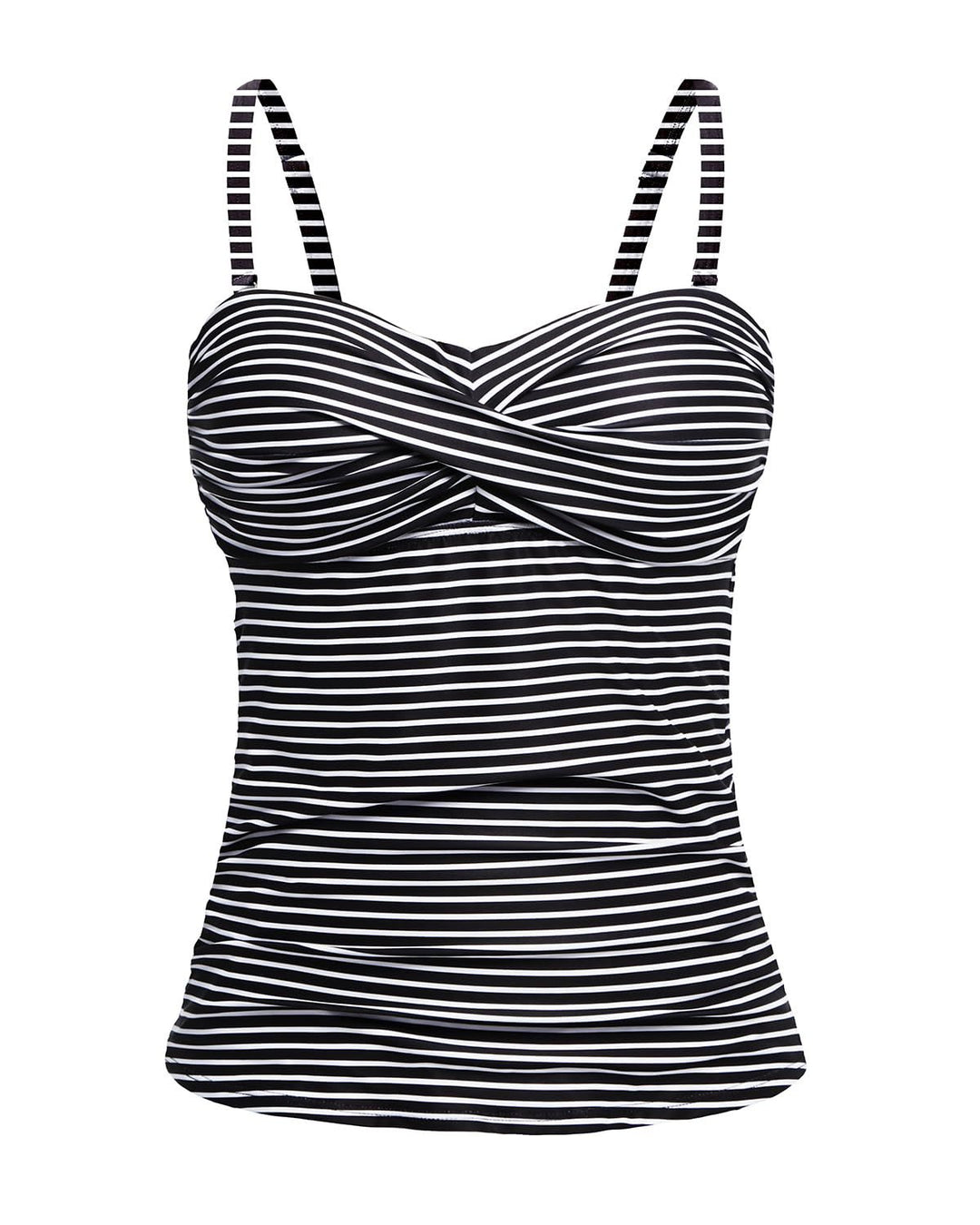 Damen Tankini mit raffiniertem Wickeldesign Drune