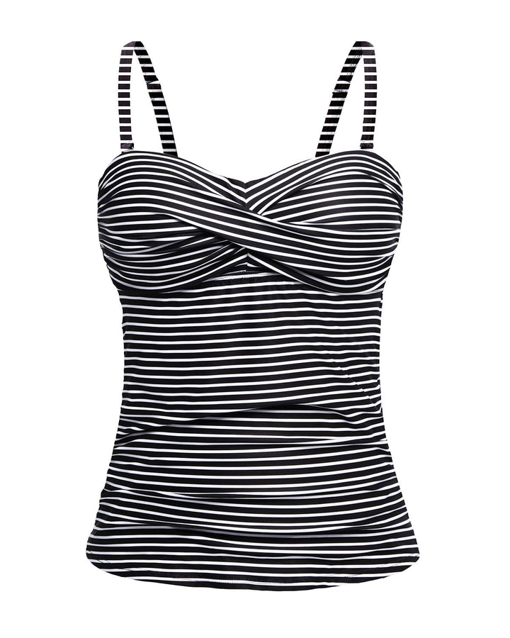 Damen Tankini mit raffiniertem Wickeldesign Drune