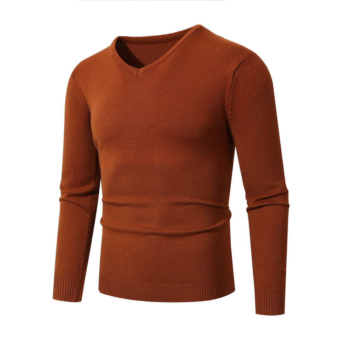 Herren eleganter V-Ausschnitt Pullover aus hochwertiger Baumwolle Drune