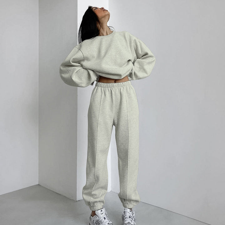 Damen Oversized Sweatshirt und Jogginghose Set Drune