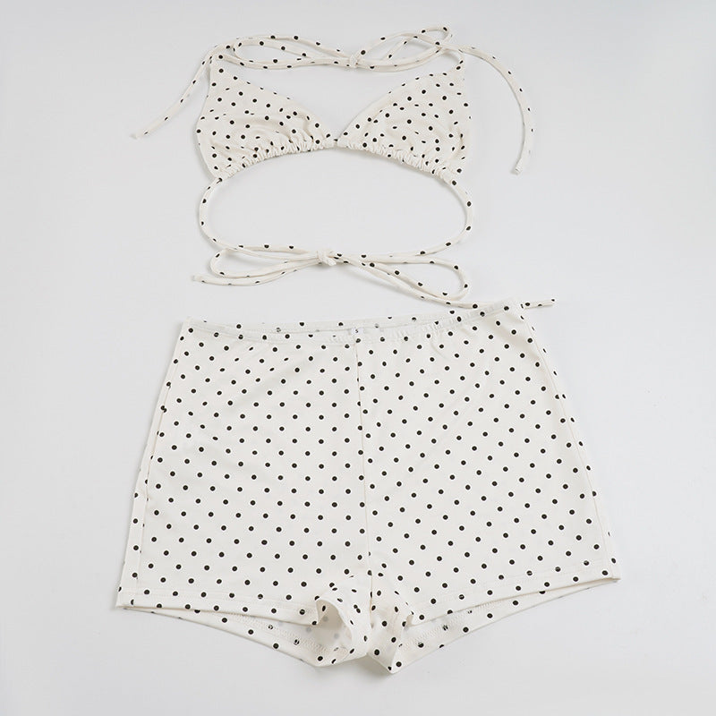 Damen Bikiniset aus hochwertigem Material mit modernem Polka-Dots Design Drune