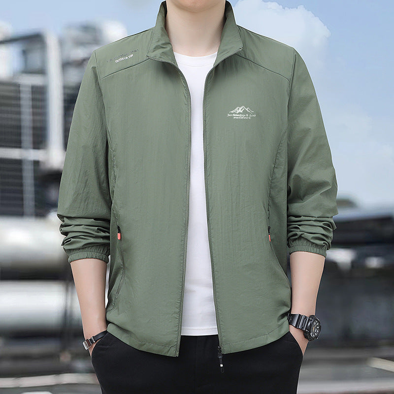 Herren Leichte Outdoorjacke mit praktischen Taschen Drune