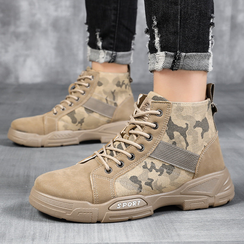 Herren Hochwertige Freizeitstiefel mit robustem Obermaterial Drune