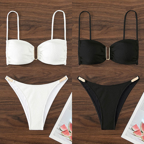 Damen Bikiniset mit elegantem Wickeldetail Drune