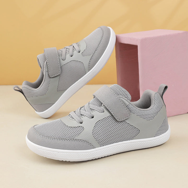 Unisex nan leichte Mesh-Sneaker mit elastischem Schnürsystem, Klettverschluss und EVA-Zwischensohle Drune