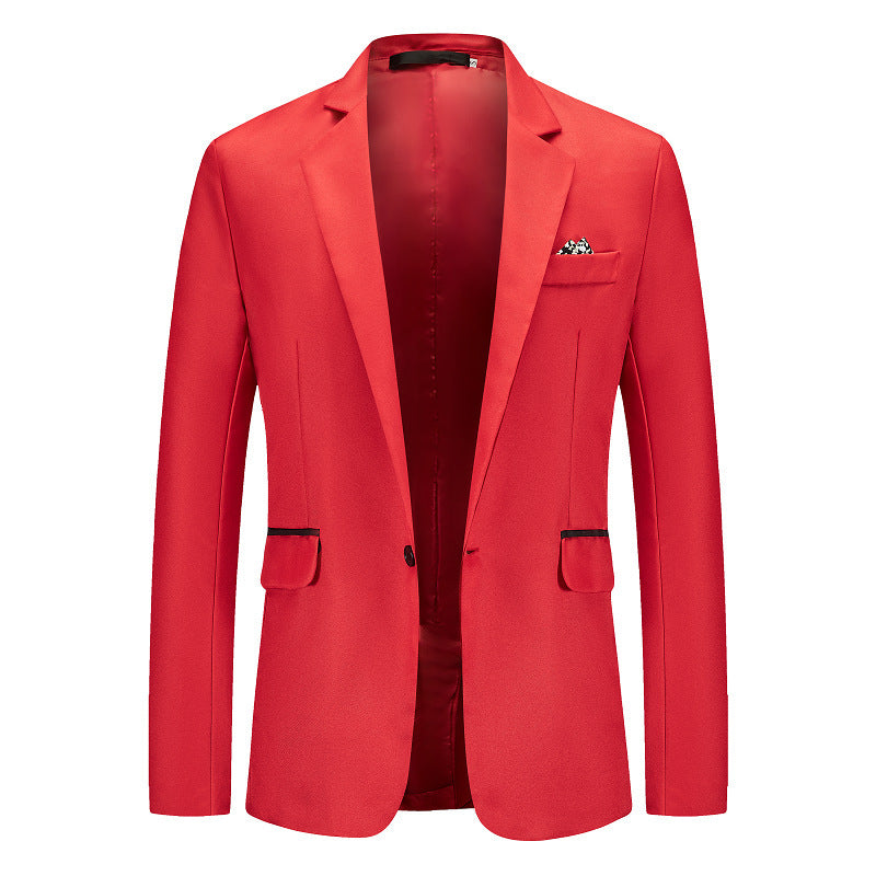 Herren eleganter Blazer mit strukturiertem Design und feinen Details Drune