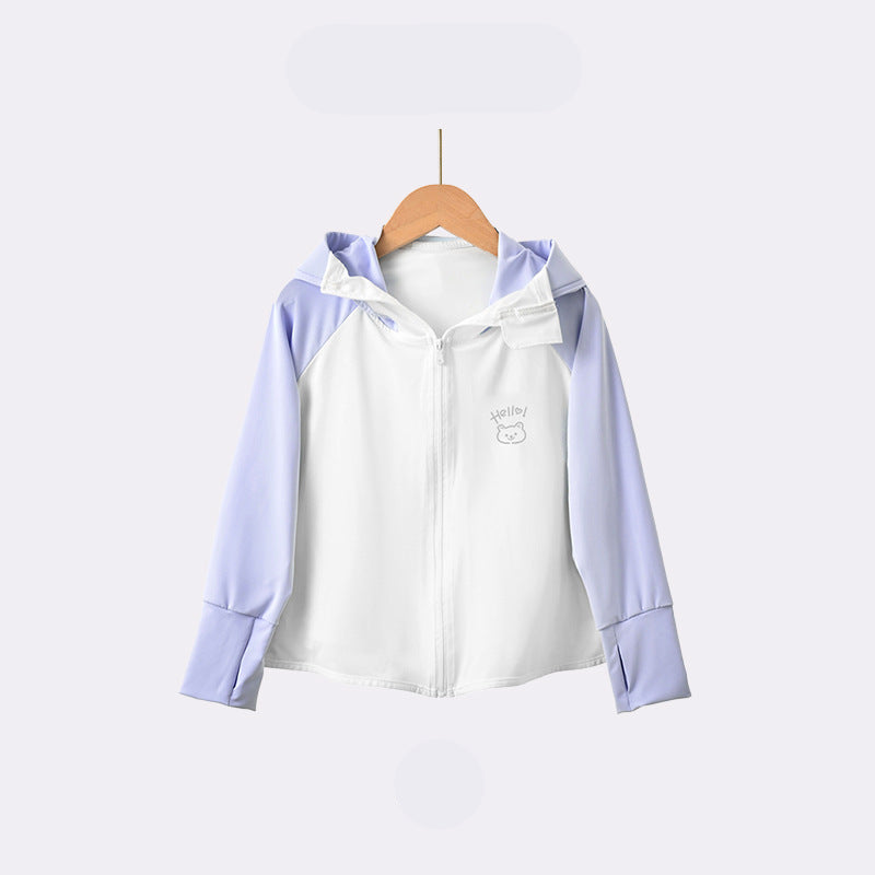 Kinder UV-Schutzjacke mit Kapuze und atmungsaktiven Eigenschaften Drune