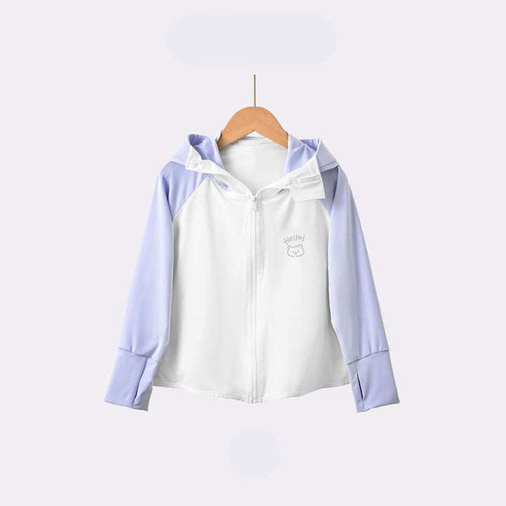 Kinder UV-Schutzjacke mit Kapuze und atmungsaktiven Eigenschaften Drune