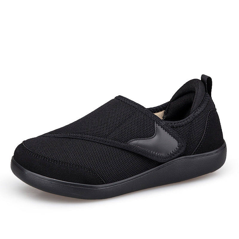 Damen nan einhändig verstellbarer Schlupf-Halbschuh mit Klettriemen, atmungsaktivem Mesh und stoßdämpfender EVA-Sohle Drune